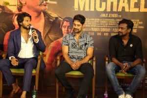 Michael Press Meet attended by Sundeep Kishan, Divyansha Kaushik and Varun Sandesh