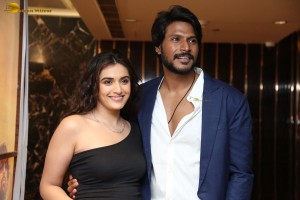 Michael Press Meet attended by Sundeep Kishan, Divyansha Kaushik and Varun Sandesh