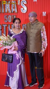 Mika Singh's 50th Birthday Bash attended by Hema Malini, Isha Malviya, Sonu Nigam, Kapil Sharma, and others