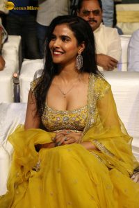 actress minakshi goswami gorgeous in a yellow dress