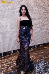 Beautiful Mirnalini Ravi in a black dress
