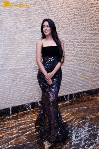 Beautiful Mirnalini Ravi in a black dress