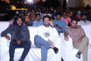 Telugu movie Mishan Impossible pre-release event attended by Chiranjeevi and Taapsee