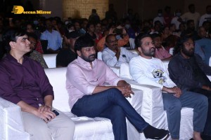 Telugu movie Mishan Impossible pre-release event attended by Chiranjeevi and Taapsee