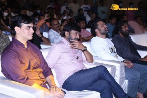 Telugu movie Mishan Impossible pre-release event attended by Chiranjeevi and Taapsee