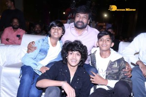 Telugu movie Mishan Impossible pre-release event attended by Chiranjeevi and Taapsee
