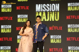 mission majnu trailer launch attended by sidharth malhotra and rashmika mandanna