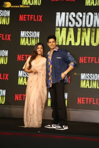 mission majnu trailer launch attended by sidharth malhotra and rashmika mandanna