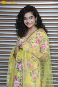 Indian Actress Mithila Palkar in a salwar kameez dress