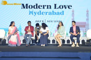 Amazon Movie Modern Love Hyderabad Press Meet attended by Nithya Menen, Ritu Varma, Suhasini Maniratnam and others