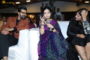 Month of Madhu Pre-Release Function attended by Naveen Chandra, Swathi Reddy, Gnaneswari Kandregula, and Siddhu Jonnalagadda