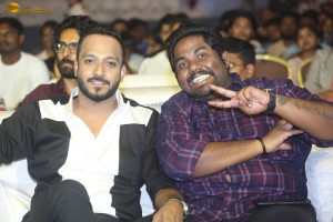 Month of Madhu Pre-Release Function attended by Naveen Chandra, Swathi Reddy, Gnaneswari Kandregula, and Siddhu Jonnalagadda