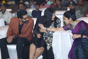Month of Madhu Pre-Release Function attended by Naveen Chandra, Swathi Reddy, Gnaneswari Kandregula, and Siddhu Jonnalagadda