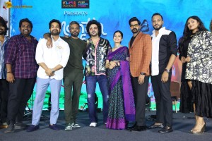 Month of Madhu Pre-Release Function attended by Naveen Chandra, Swathi Reddy, Gnaneswari Kandregula, and Siddhu Jonnalagadda