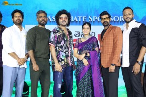 Month of Madhu Pre-Release Function attended by Naveen Chandra, Swathi Reddy, Gnaneswari Kandregula, and Siddhu Jonnalagadda