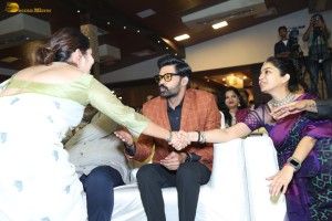 Month of Madhu Pre-Release Function attended by Naveen Chandra, Swathi Reddy, Gnaneswari Kandregula, and Siddhu Jonnalagadda