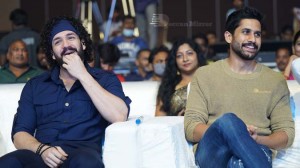 Most Eligible Bachelor promotional event attended by Akhil Akkineni, Pooja Hegde and Naga Chaitanya