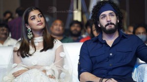 Most Eligible Bachelor promotional event attended by Akhil Akkineni, Pooja Hegde and Naga Chaitanya