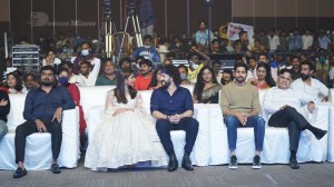 Most Eligible Bachelor promotional event attended by Akhil Akkineni, Pooja Hegde and Naga Chaitanya