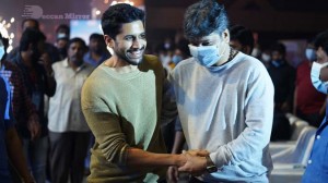 Most Eligible Bachelor promotional event attended by Akhil Akkineni, Pooja Hegde and Naga Chaitanya