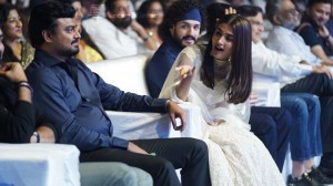 Most Eligible Bachelor promotional event attended by Akhil Akkineni, Pooja Hegde and Naga Chaitanya