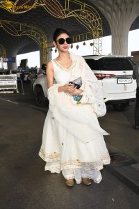 actress Mouni Roy gorgeous in a white salwar dress