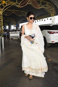 actress Mouni Roy gorgeous in a white salwar dress