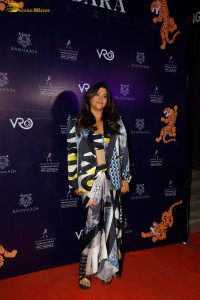 actress Mouni Roy launches Badmaash Restaurant with her friends Disha Patani and Ekta Kapoor as special guests