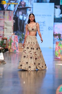 Mouni Roy walks the ramp at Lakme Fashion Week 2022