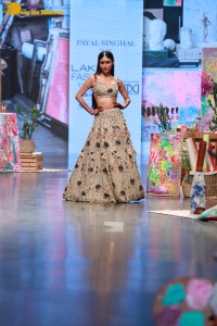 Mouni Roy walks the ramp at Lakme Fashion Week 2022