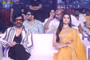 Mr. Bachchan Pre-Release Function attended by Ravi Teja, Bhagyashri Borse, Harish Shankar, and others