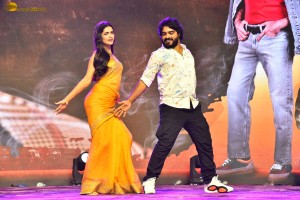 Mr. Bachchan Pre-Release Function attended by Ravi Teja, Bhagyashri Borse, Harish Shankar, and others