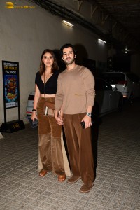 Mr and Mrs Mahi Screening attended by Janhvi Kapoor, Khushi Kapoor, Karan Johar and others