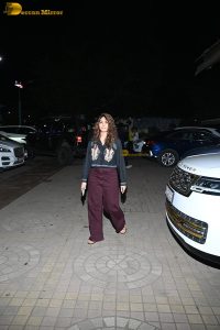 actress Mrunal Thakur chic look at a party