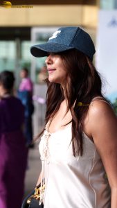 actress mrunal thakur sexy in a white top