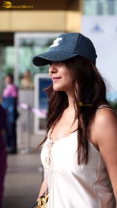actress mrunal thakur sexy in a white top