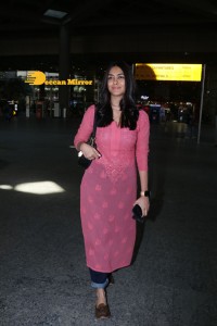 Mrunal Thakur spotted at the Airport