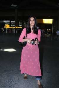 Mrunal Thakur spotted at the Airport