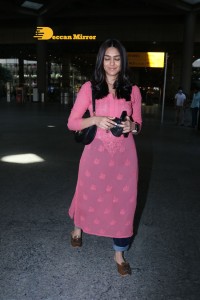 Mrunal Thakur spotted at the Airport