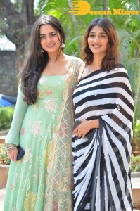 Mukhachitram Teaser Launch attended by Priya Vadlamani, Ayesha Khan and Vikas Vasishta