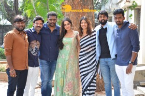 Mukhachitram Teaser Launch attended by Priya Vadlamani, Ayesha Khan and Vikas Vasishta