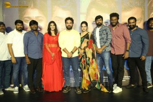 Mukhachitram Trailer Launch attended by Vikas Vasishta, Ayesha Khan, Priya Vadlamani and Vishwak Sen