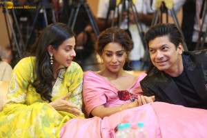 Music School Pre-Release Event attended by Actress Shriya Saran, Singer Shaan, Music Director Ilaiyaraaja and Minister KTR