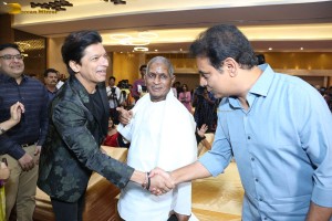 Music School Pre-Release Event attended by Actress Shriya Saran, Singer Shaan, Music Director Ilaiyaraaja and Minister KTR