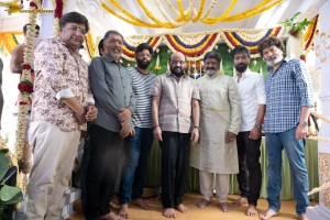 NBK 109 Movie Opening attended by Nandamuri Balakrishna, Suryadevara Naga Vamsi, Bobby Kolli, Chukkapalli Suresh, and Others