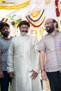NBK 109 Movie Opening attended by Nandamuri Balakrishna, Suryadevara Naga Vamsi, Bobby Kolli, Chukkapalli Suresh, and Others