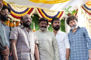 NBK 109 Movie Opening attended by Nandamuri Balakrishna, Suryadevara Naga Vamsi, Bobby Kolli, Chukkapalli Suresh, and Others
