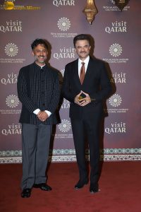 Celebration of the partnership between NMACC and Qatar attended by Anil Kapoor, Nargis Fakhri, Dhvani Bhanushali, and others