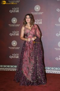 Celebration of the partnership between NMACC and Qatar attended by Anil Kapoor, Nargis Fakhri, Dhvani Bhanushali, and others