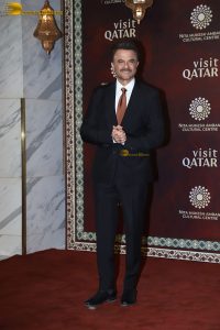 Celebration of the partnership between NMACC and Qatar attended by Anil Kapoor, Nargis Fakhri, Dhvani Bhanushali, and others